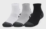 Шкарпетки Under Armour Performance Tech 3pk Qtr сірий Уні LG