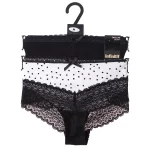 Труси Infinitif SHO SHORT F чорний, білий Жін S