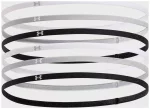 Пов'язка на голову UA W MINI ELASTIC 6PK білий, сірий, чорний Жін One Size