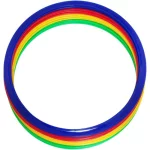 Кільця для координації Meta Flat Agility Rings Set of 12 синій, червоний, жовтий, зелений Уні 40 см