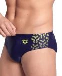 Плавки-сліпи для чоловіків Arena KIKKO V SWIM BRIEFS темно-синій, жовтий Чол