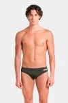 Плавки-сліпи Arena TEAM SWIM BRIEFS SOLID оливковий Чол 95