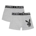 Набір з 2 труси-боксери Playboy ANNYA PLAYBOY BOXERSHORT сірий Чол XL