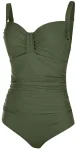 Купальник закритий для жінок Aqua Speed OLIVIA 60112 темно-зелений Жін 40