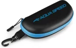 Чохол для окулярів Aqua Speed GOGGLE CASE 0097 чорний, блакитний Уні 7х19 см