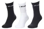 Шкарпетки KAPPA SOCKS LOGO SABOYA 3PACK чорний, білий, сірий Уні 39-42