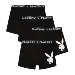 Набір з 4 труси-боксери Playboy ANNYA PLAYBOY BOXERSHORT чорний Чол S