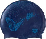 Шапка для плавання Arena PRINT JR темно-синій, бірюзовий Діт OSFM