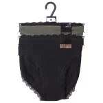 Труси Manoukian SLIPS X2 FEMME чорний, хакі Жін M