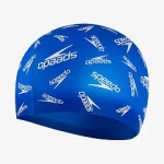 Шапка для плавання Speedo SLOGAN PRT CAP JU синій, білий Діт OSFM