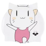Шапка для плавання Arena FRIENDS KIDS SILICONE CAP білий, рожевий Діт OSFM