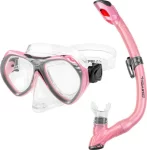 Набір маска і трубка Aqua Speed AURA + EVO 9948 рожевий Діт One Size