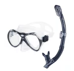 Набір маска і трубка Aqua Speed Manus + Borneo 8238 чорний Уні OSFM