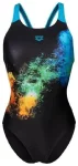 Купальник закритий для жінок Arena VIBRANT SWIMSUIT SWIM PRO BACK чорний Жін 44