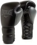 Боксерські рукавиці Everlast POWERLOCK 2 PRO TRAINING LACED GLOVE чорний 14 унцій (896910-70-314)