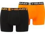 Труси-боксери Head BASIC BOXER 2P чорний, помаранчевий Чол S
