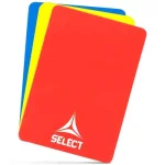 Картки арбітра Select Referee cards v24 (набір 3шт) червоний, жовтий, синій Уні 12х9 см