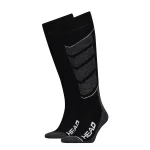 Шкарпетки гірськолижні Head UNISEX SKI V-SHAPE KNEEHIGH 2PPK чорний, білий Уні 31-34