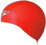 Шапка для плавання Speedo CAN AQUA V CAP AU WHT/RED червоний, білий Уні OSFM