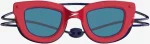Окуляри для плавання Speedo KIDS SUNNY G SEASIDE 618 червоний, чорний Діт OSFM