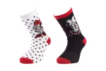 Шкарпетки MINNIE SOCKS 2P білий, чорний Діт 27-30, арт.83892347-4
