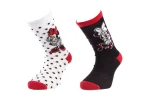 Шкарпетки MINNIE SOCKS 2P білий, чорний Діт 27-30, арт.83892347-4