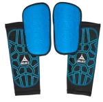 Щитки футбольні Select SHIN GUARD SUPER SAFE v23 синій, чорний Уні S (зріст до 152см)
