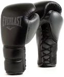 Боксерські рукавиці Everlast POWERLOCK 2 PRO TRAINING LACED GLOVE чорний 14 унцій (896910-70-314)