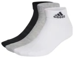 Шкарпетки Adidas C SPW ANK 3P білий, чорний, сірий Уні M (40-42)