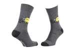Шкарпетки Minion NEED COFFEE світло-сірий Діт 39-42