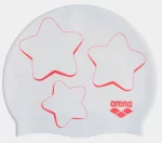 Шапка для плавання Arena PRINT JR білий, червоний Діт OSFM