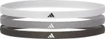 Пов'язки на голову Adidas Hairbands 3pk білий, сірий, чорний One Size (ADAC-16203)