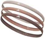 Пов'язки на голову Adidas Hairbands 3pk коричневий, бежевий, темно-коричневий Уні One Size
