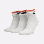 Шкарпетки Nike U NK NSW EVERYDAY ESSENTIAL AN 3PR сірий Уні 34-38 (DX5080-050)