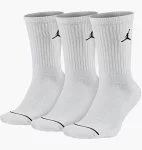 Шкарпетки Nike U J ED CUSH POLY CREW 3PR 144 білий Уні 38-42