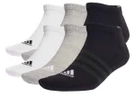 Шкарпетки Adidas C SPW LOW 6P білий, сірий, чорний Уні L (43-45)