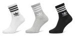 Шкарпетки Adidas CREW SOCK 3STR білий сірий, чорний Уні L (43-45)