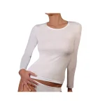 Футболка з довг рукавом T-shirt Manica Lunga Girocollo білий Жін L