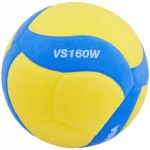 М'яч волейбольний Mikasa VS160W жовто-синій, розмір 4 (для дітей до 12 років)