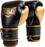 Боксерські рукавиці Everlast POWERLOCK 2R TRAINING GLOVE чорний, золотий 10 унцій (P00002661)