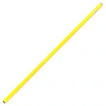 Палка гимнастическая тренировочная шест стойка пластиковая SP-Sport FI-1398-1 100см, yellow