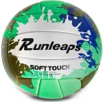 М'яч волейбольний Runleaps Green Blue size 5