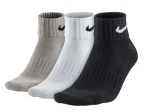 Шкарпетки Nike U NK V CUSH ANKLE- 3P VALUE чорний, білий, сірий Уні 34-38