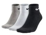 Шкарпетки Nike U NK V CUSH ANKLE- 3P VALUE чорний, білий, сірий Уні 38-42