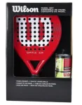 Ракетка для падел-тенісу Wilson Pack Optix XP Red Kit Box (WR202110U2)