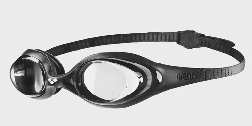 Окуляри для плавання Arena SPIDER прозорий, чорний Уні OSFM