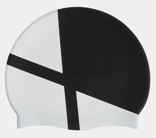 Шапка для плавання Arena ICONS TEAM STRIPE CAP білий, чорний Уні OFSM (001463-125)