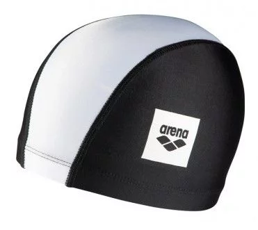 Шапка для плавання Arena UNIX II JR чорний, білий Діт OSFM (002384-102)