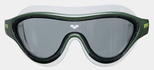 Окуляри для плавання Arena THE ONE MASK темно-зелений, чорний Уні OSFM