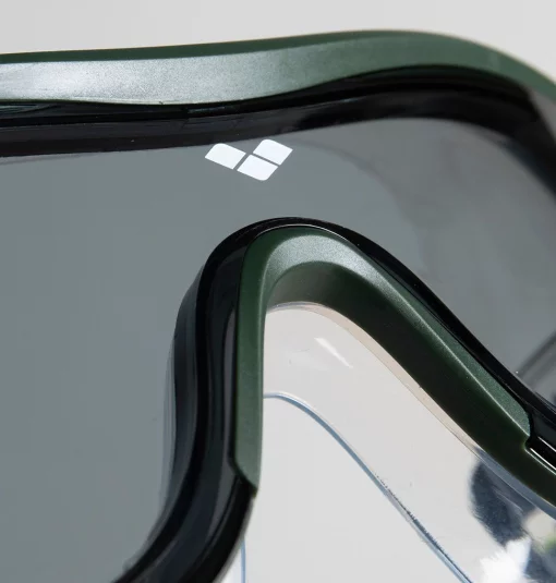 Окуляри для плавання Arena THE ONE MASK темно-зелений, чорний Уні OSFM